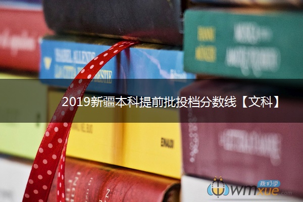 2019新疆本科提前批投档分数线【文科】