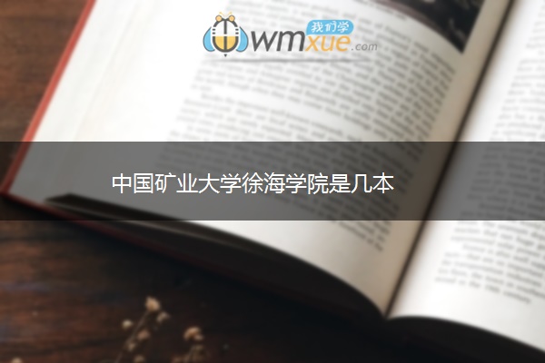 中国矿业大学徐海学院是几本