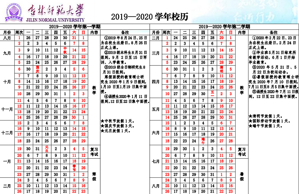 2020年吉林各高校什么时间放寒假