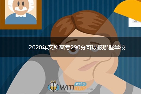 2020年文科高考290分可以报哪些学校