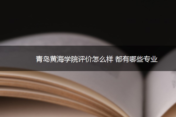 青岛黄海学院评价怎么样 都有哪些专业