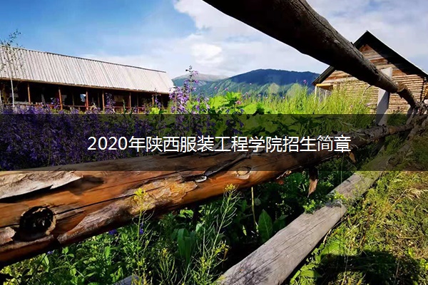 2020年陕西服装工程学院招生简章