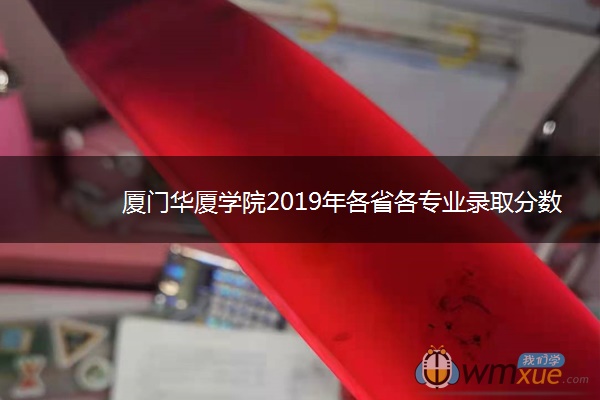 厦门华厦学院2019年各省各专业录取分数线