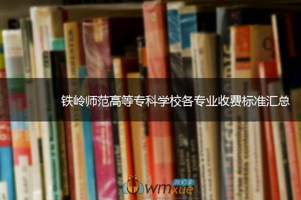 铁岭师范高等专科学校各专业收费标准汇总