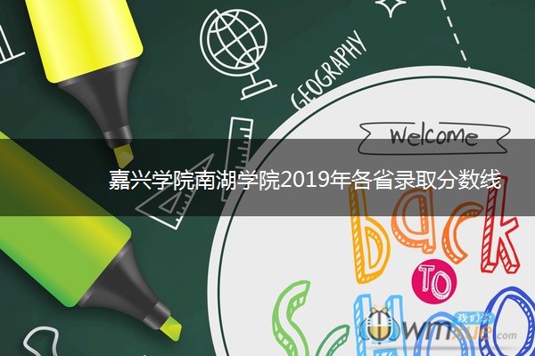 嘉兴学院南湖学院2019年各省录取分数线汇总