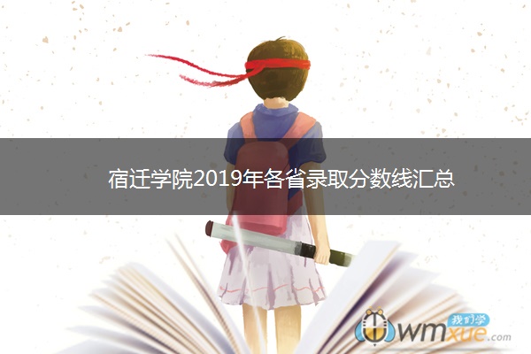 宿迁学院2019年各省录取分数线汇总