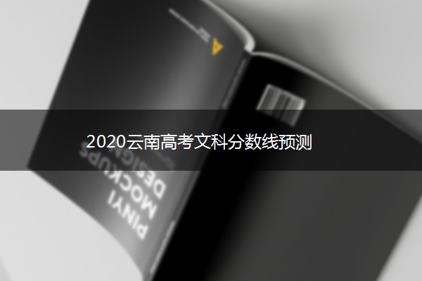 2020云南高考文科分数线预测