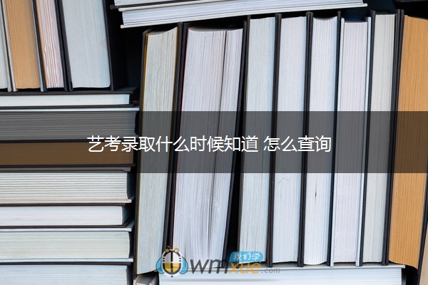 艺考录取什么时候知道 怎么查询