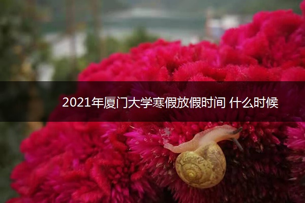 2021年厦门大学寒假放假时间 什么时候放假