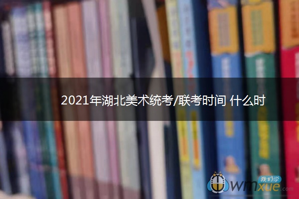 2021年湖北美术统考/联考时间 什么时候考试