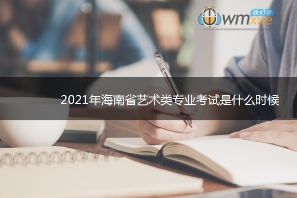 2021年海南省艺术类专业考试是什么时候