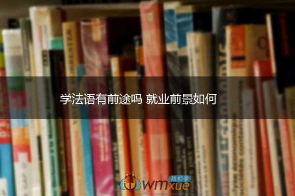 学法语有前途吗 就业前景如何