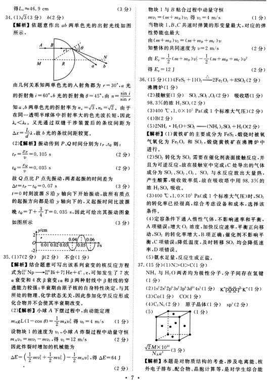 衡水金卷2021年高考模拟押题卷理综试题